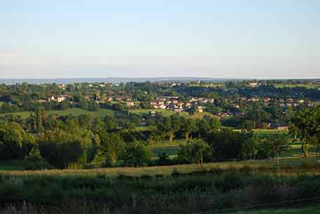 Vue panoramique de Soumagne valle