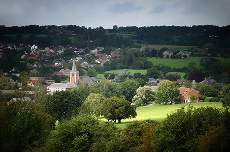 Soumagne vue glise et ptures