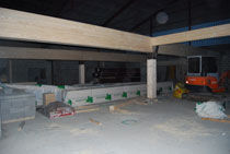 Placement de la première structure