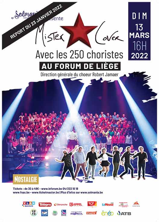 Mister cover & 250 choristes-liege 13-03-2022