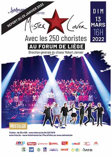 Mister Cover & les 250 choristes - Liège 13 mars 2022